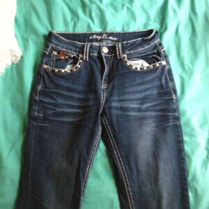 Cute Bedazzled Y2K Denim Jeans